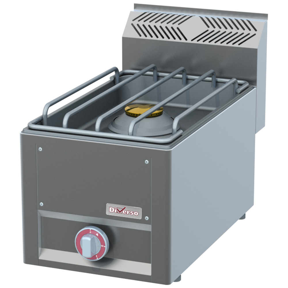 Cuisinière 1 brûleur 8 kW super puissante -Haut- DIVERSO WR-G1FT-13