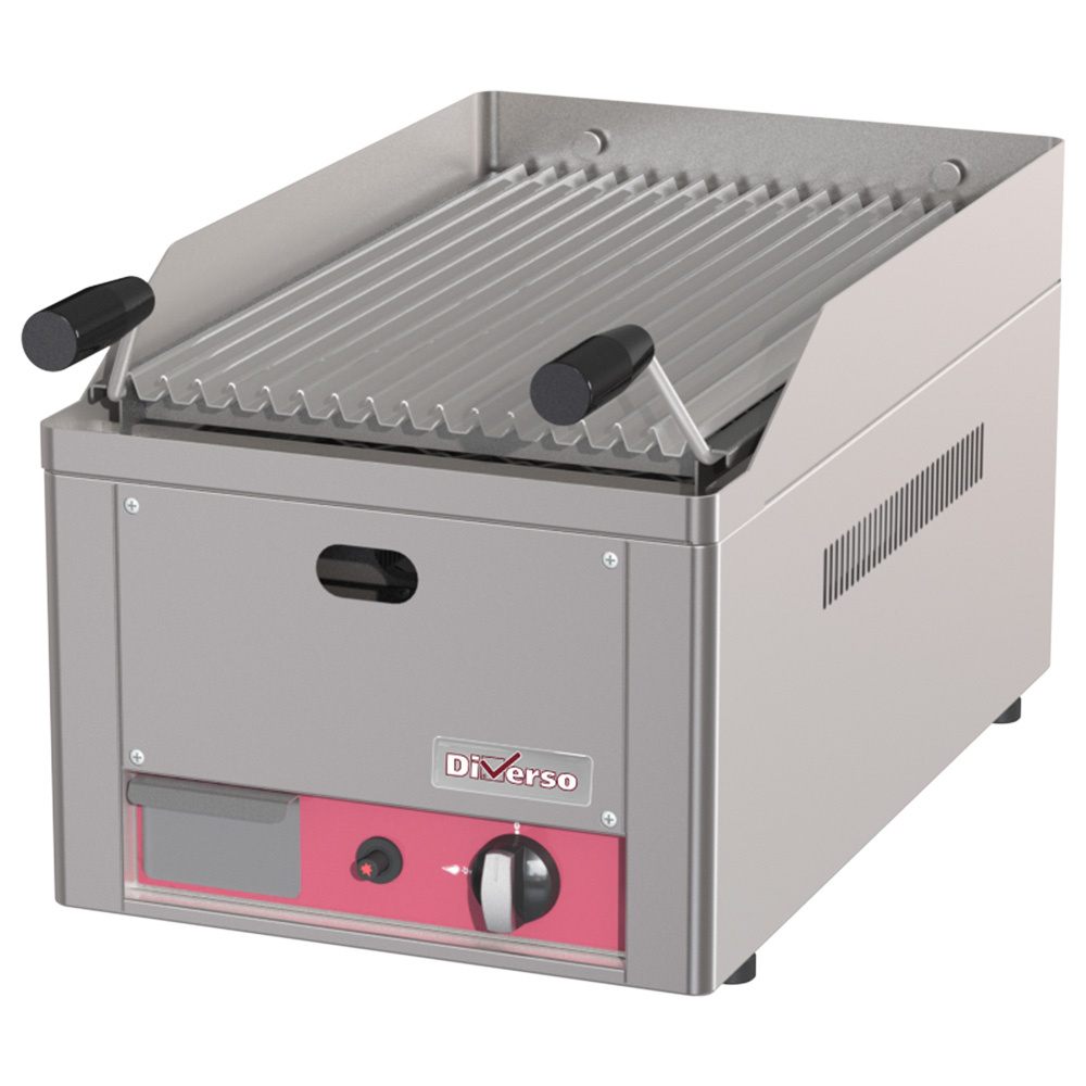 Gril à pierres de lave 1/2 module 4 kW DIVERSO WR-GRL-G4
