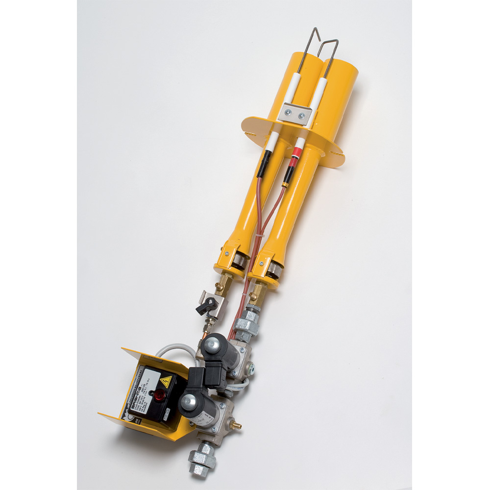 Brûleur à gaz pour four avec chambre de combustion résistante au feu DIAMOND BVR-29