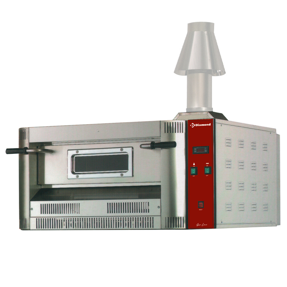 Four à gaz, 4 pizzas de Ø 330 mm DIAMOND GL4/33