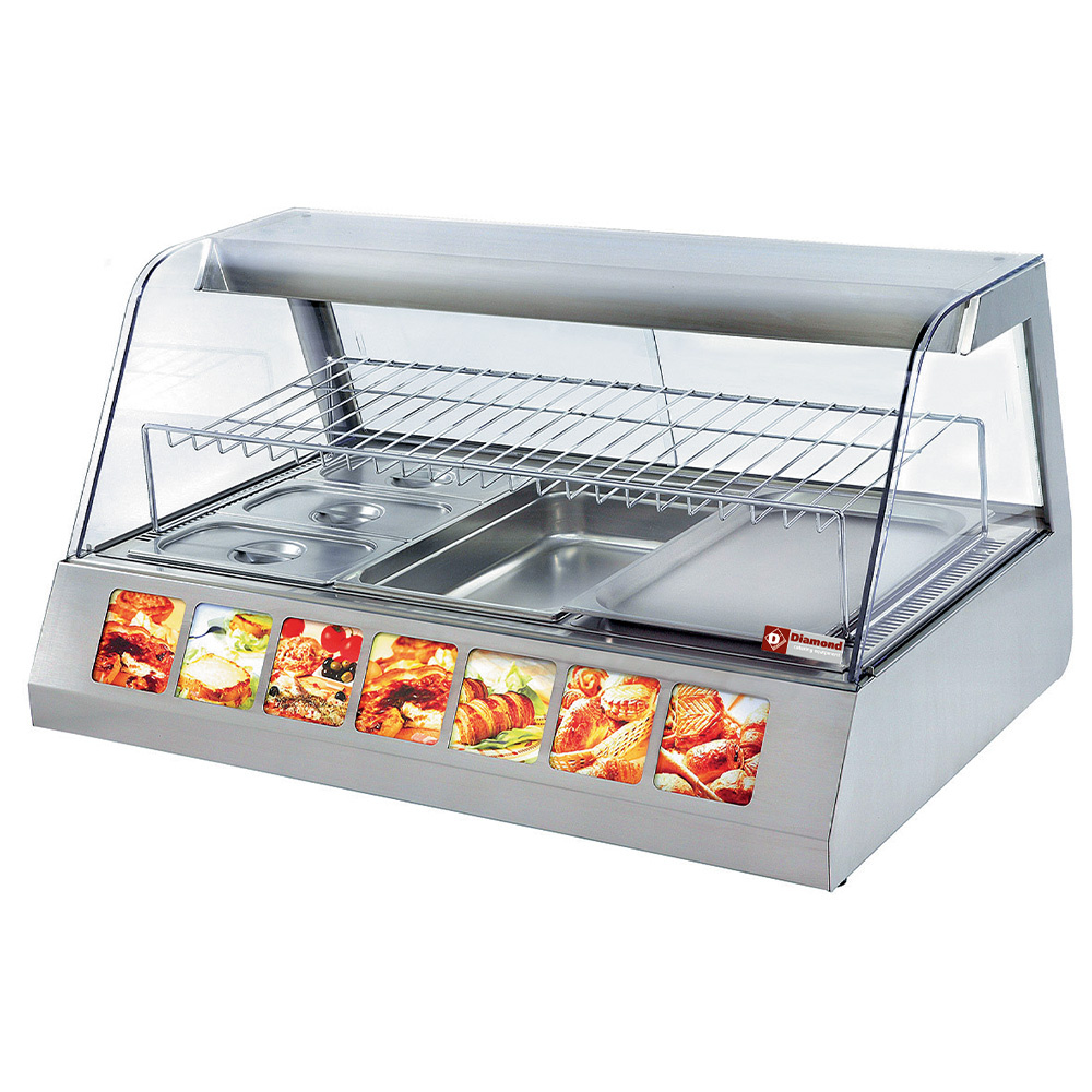 Présentoir ventilé à température ambiante 3x GN 1/1 DIAMOND VGH3/H