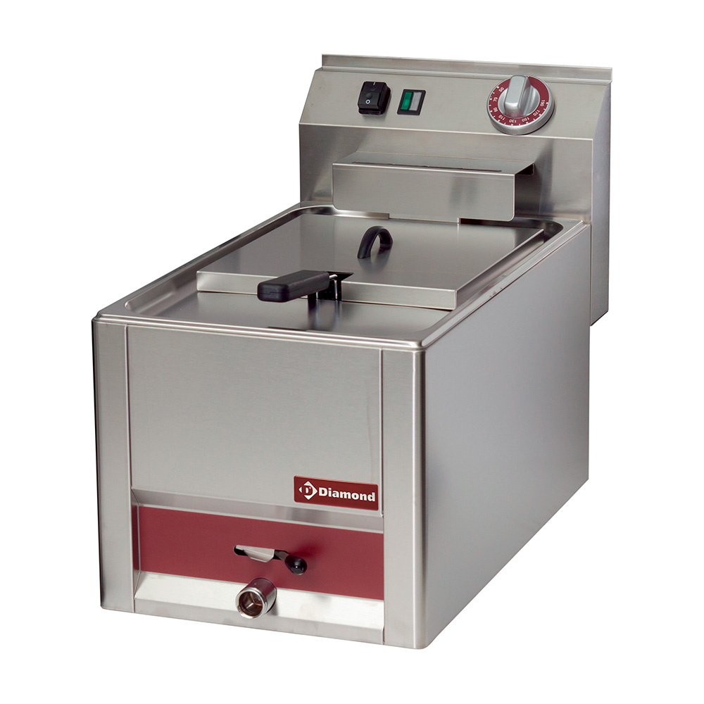 Friteuse électrique 8 litres, -Haut- DIAMOND ES6/F8T-N