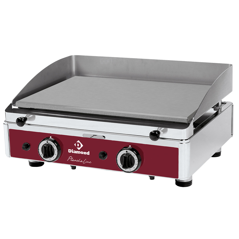 Surface de cuisson lisse, gaz DIAMOND PLANCHA/2-N