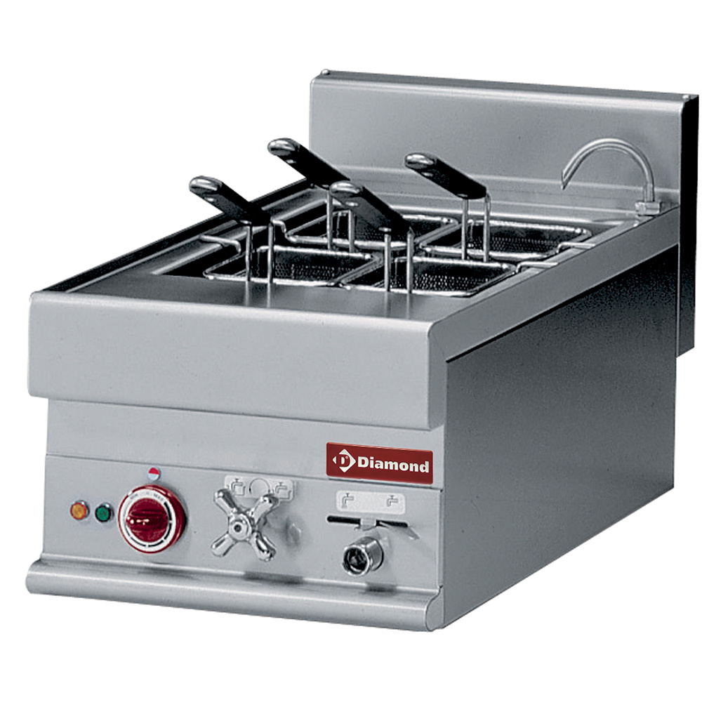 Cuiseur à pâtes électrique, capacité 20 litres -haut- « Alpha 650 » DIAMOND E65/CP4T-230V/3-