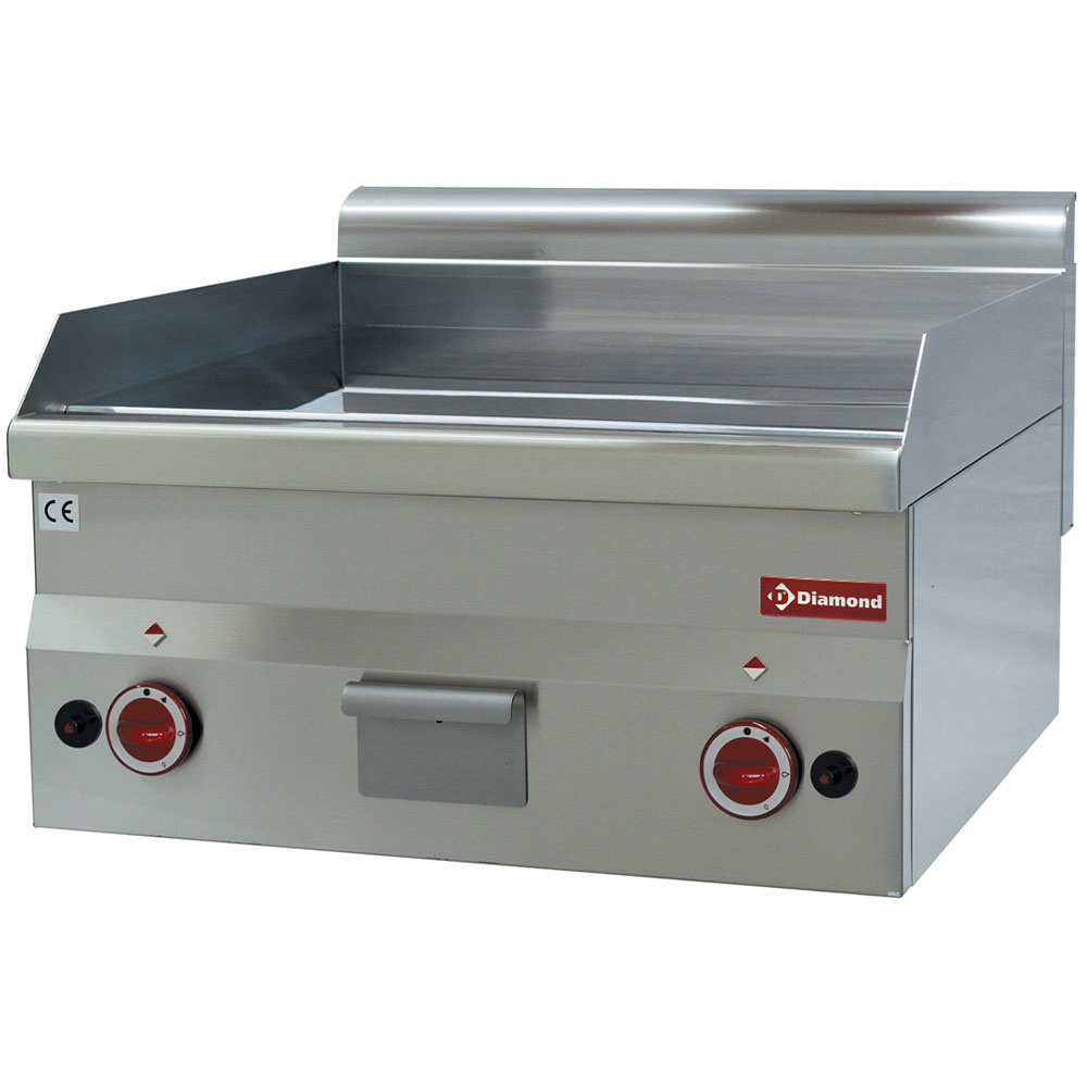 Plaque de cuisson électrique lisse « chrome » -Haut- DIAMOND E60/PLCD6T