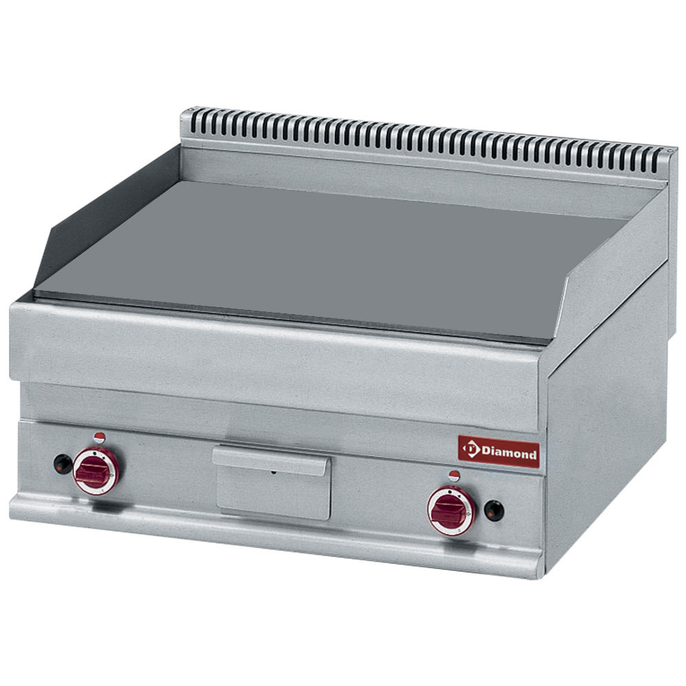 Plaque de cuisson à gaz plate -Dessus- DIAMOND G65/PL7T