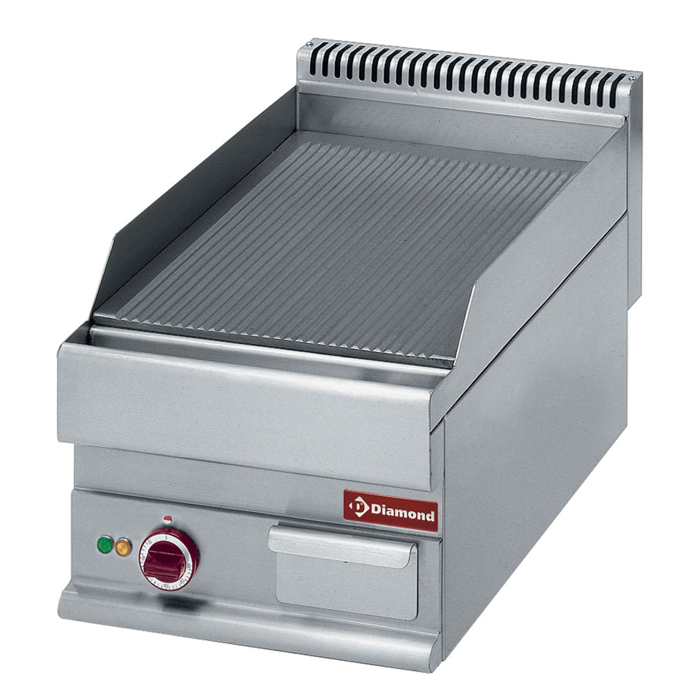 Plaque de cuisson électrique nervurée -Haut- DIAMOND E65/PR4T