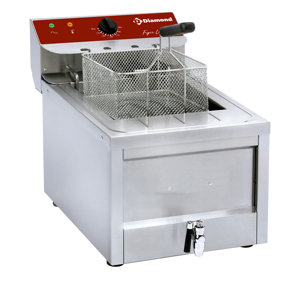Friteuse électrique 12 litres - HAUT - DIAMOND FSM-12ET/N