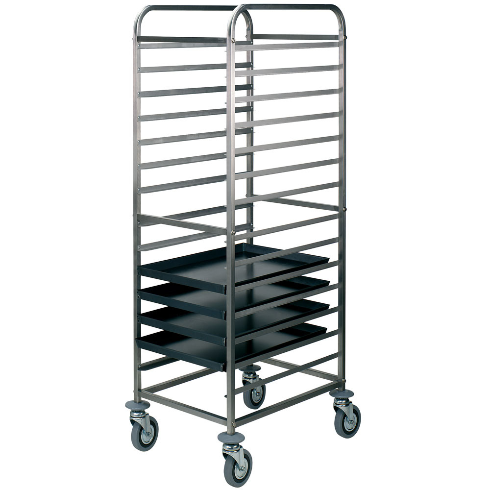 Chariot porte-assiettes 20 x 600 x 400 mm, espace 75 mm DIAMOND CP120/B