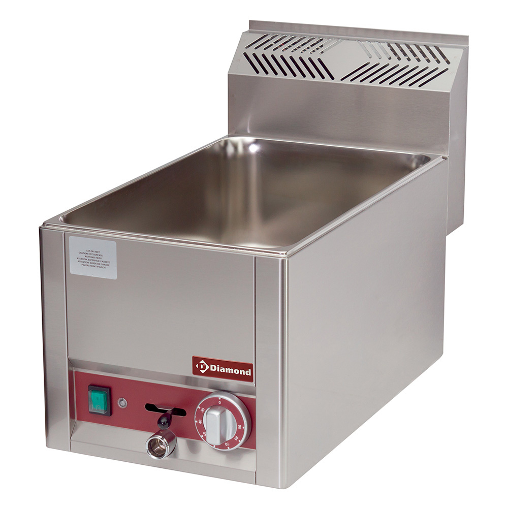 Bain-marie électrique GN 1/1 -150 mm, -Haut- DIAMOND ES6/BMT-N