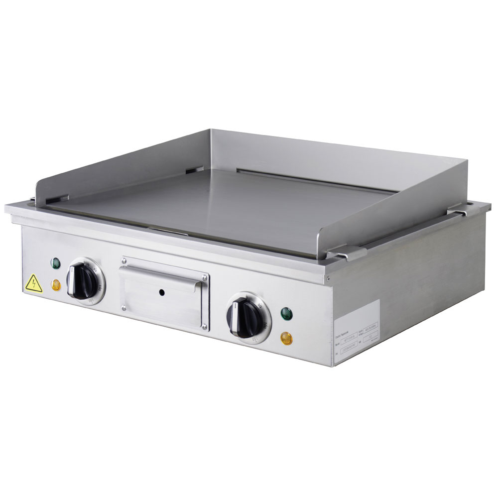 Plaque électrique « Teppanyaki », 2 zones (2 x 3,15 kW), pour table DIAMOND TYE-58/T-N