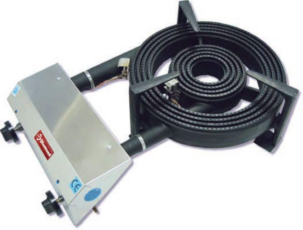 Cuisinière à gaz de table pour paella, diam, 450 (27,2 kW) DIAMOND BPG/27