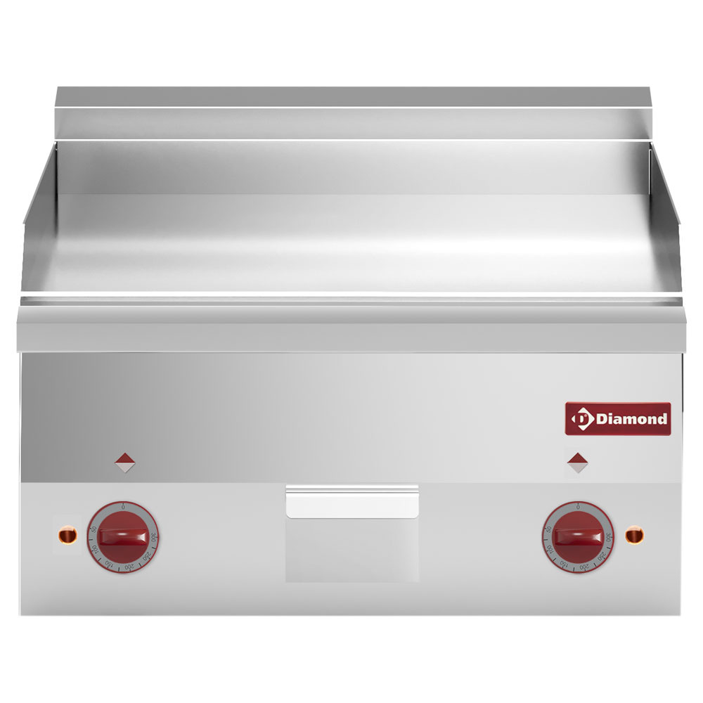 Plaque de cuisson électrique lisse « chrome » -Haut- DIAMOND E60/PLCD6T-N